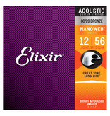 Elixir Elixir - 12-56 - Nanoweb Light/Medium - 11077 - 80/20 Bronze