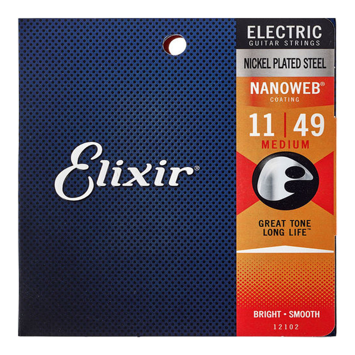 Elixir Elixir - 11-49 - Nanoweb Medium - 12102 - Nickel Plated Steel