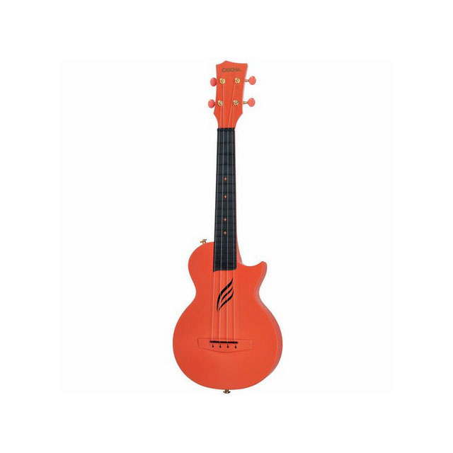 Cascha Cascha Carbon Concert Ukulele Set ORANGE