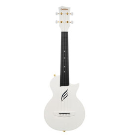 Cascha Cascha Carbon Concert Ukulele Set WHITE