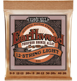 Ernie Ball Ernie Ball 2153 Earthwood Phosphor Bronze 12-String Light