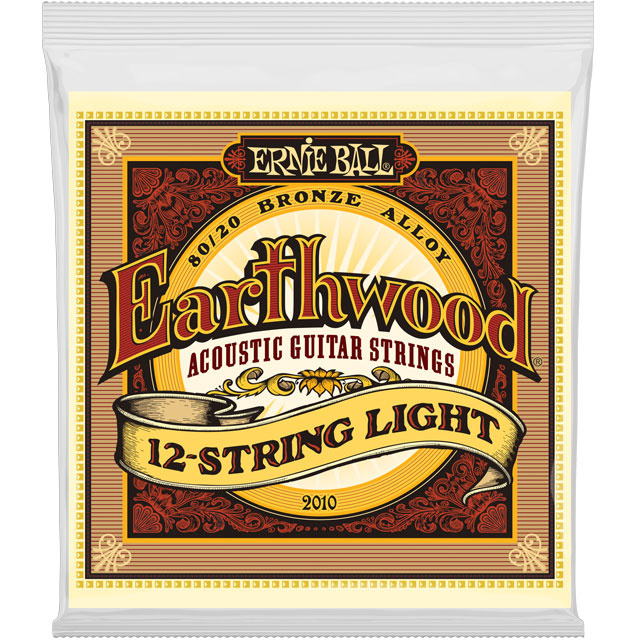 Ernie Ball Ernie Ball 2010 Earthwood 80/20 Bronze 12-String Light