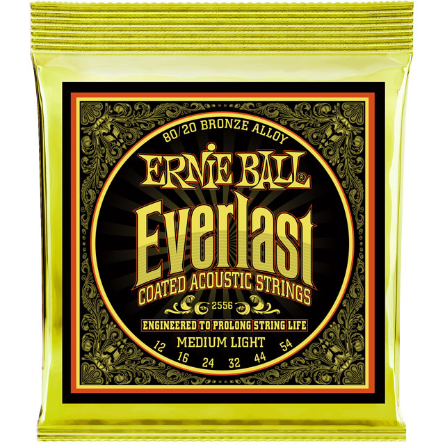 Ernie Ball Ernie Ball 2556 Everlast 80/20 Bronze Coated Medium Light