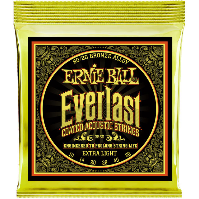 Ernie Ball Ernie Ball 2560 Everlast 80/20 Bronze Coated Extra Light