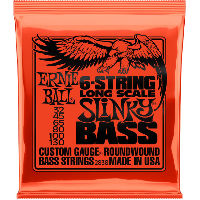 Ernie Ball Ernie Ball 2838 6-String Long Scale Slinky Bass