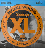 D'Addario D'Addario EXL140 Nickel Wound 10-52 Light Top/Heavy BTM