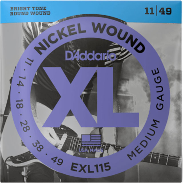 D'Addario D'Addario EXL115 Nickel Wound 11-49 Medium Gauge