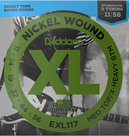 D'Addario D'Addario EXL117 Nickel Wound 11-56 MED Top/X-Heavy BTM