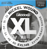 D'Addario D'Addario EXL148 Nickel Wound 12-60 Extra Heavy Gauge