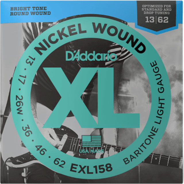 D'Addario D'Addario EXL158 Nickel Wound 13-62 Baritone Light Gauge