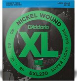 D'Addario D'Addario EXL220 Nickel Wound Super Light Gauge E-Bass