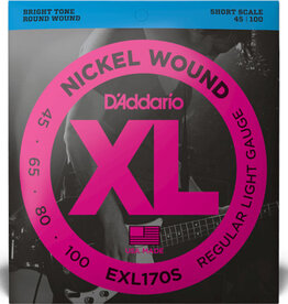 D'Addario D'Addario EXL170S Nickel Wound Regular Light Gauge E-Bass