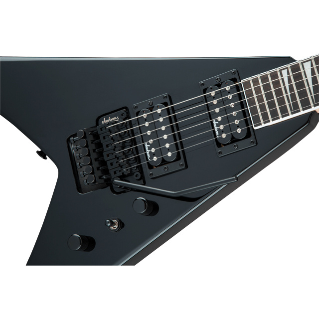 Jackson Jackson JS Series King V JS32 - AH FB - Gloss Black