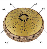 Meinl Meinl MOSTD3G Octave Steel Tongue Drum C Major 432 Hz Gold