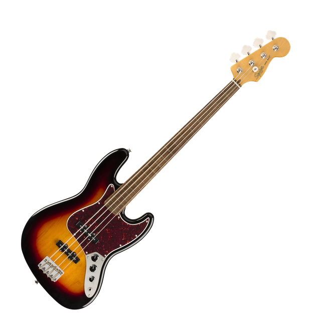 SQUIER Squier Classic Vibe 60s Jazz Bass Fretless LRL 3TS