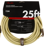 Fender  Fender Deluxe Series Instrumentenkabel Tweed 7,5m - Winkel