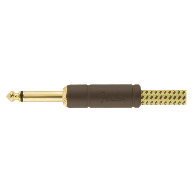 Fender  Fender Deluxe Series Instrumentenkabel Tweed 7,5m - Winkel
