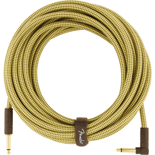 Fender  Fender Deluxe Series Instrumentenkabel Tweed 7,5m - Winkel