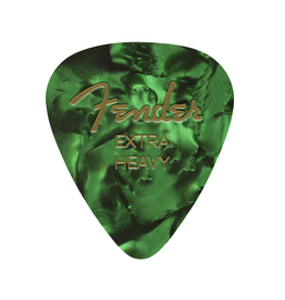 Fender  Fender Premium Celluloid Picks Extra Heavy - Green - 12 Pack
