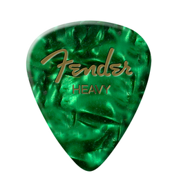 Fender  Fender Premium Celluloid Picks Heavy - Green - 12 Pack