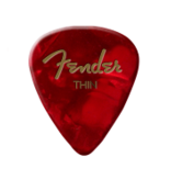 Fender  Fender Premium Celluloid Picks Thin - Red - 12 Pack