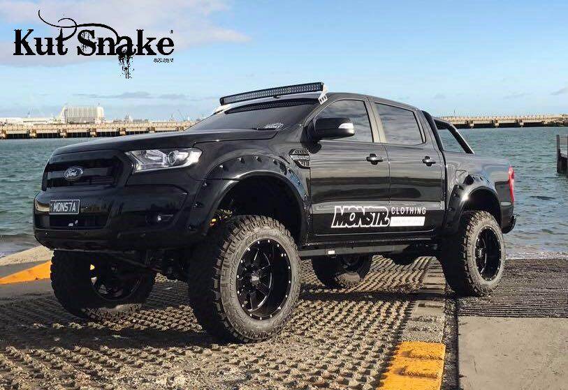 Kut Snake Fender Flares Shop Now For Ford Ranger Px Smooth Surface Adventure Trucks
