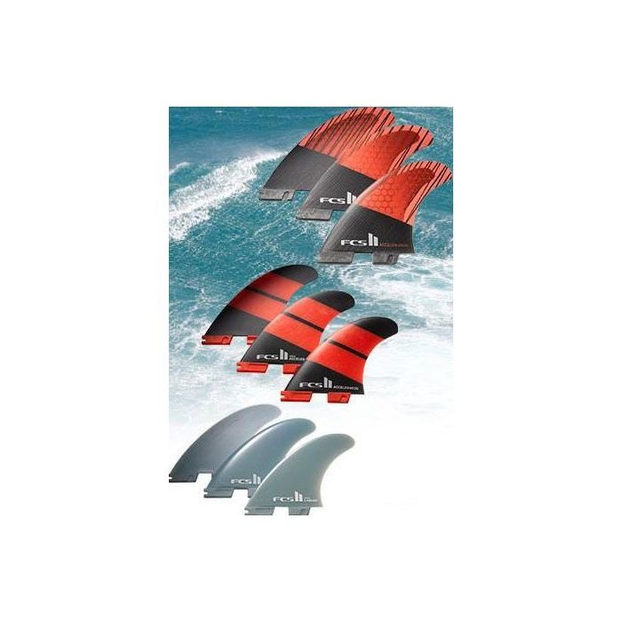 Core FCS2 Fin Tri Set - Accelerator Carbon / Neo & Carver GF