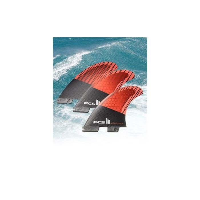 Core FCS2 Fin Tri Set - Accelerator Carbon / Neo & Carver GF