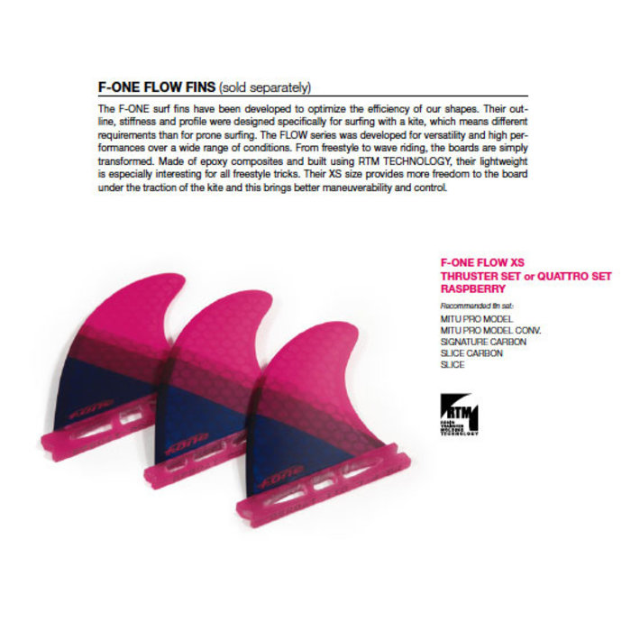 F-ONE F-ONE Flow Thruster Raspberry