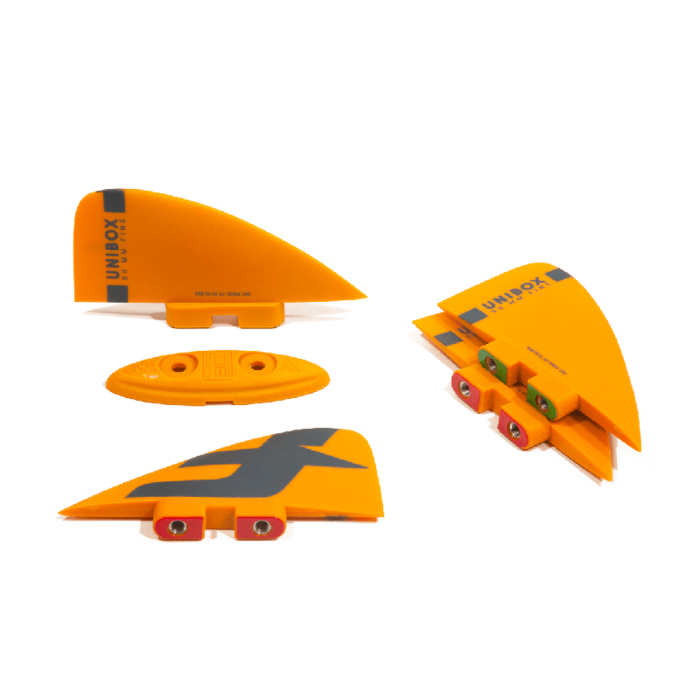 F-ONE F-ONE Fins UNIBOX (x4) + Leash Bar (x4) + Screws (x8)