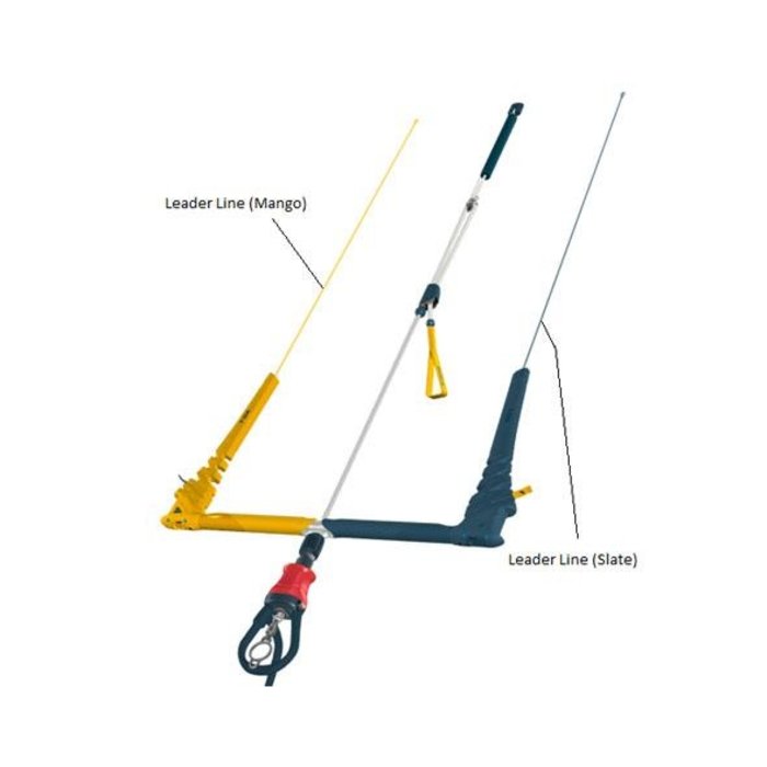 F-ONE Leader Lines LINX Bar (Mango-Slate)