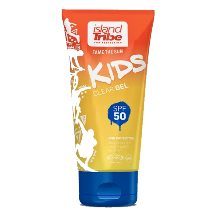 Island Tribe Kids SPF 50 clear gel 50 ml Oxybenzone vrij