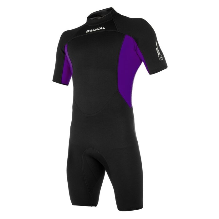 Mystic Rental Shorty 3/2 Bzip Flatlock Unisex