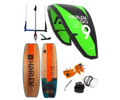 Harlem Go v5 Kitesurfset Green & Black