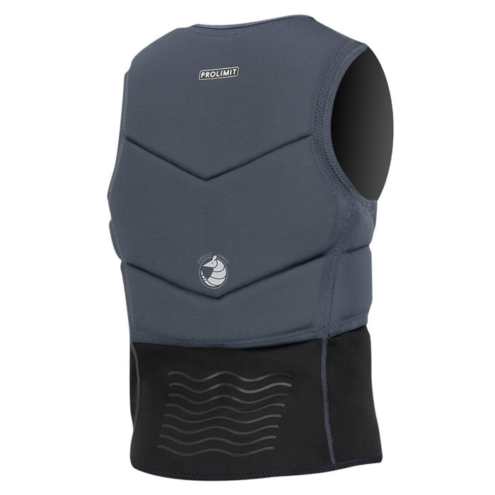 Prolimit Fusion Slider Vest Half Padded Frontzip Black/Grey