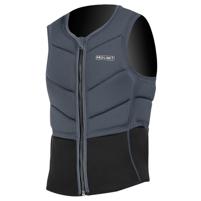 Prolimit Fusion Slider Vest Half Padded Frontzip Black/Grey