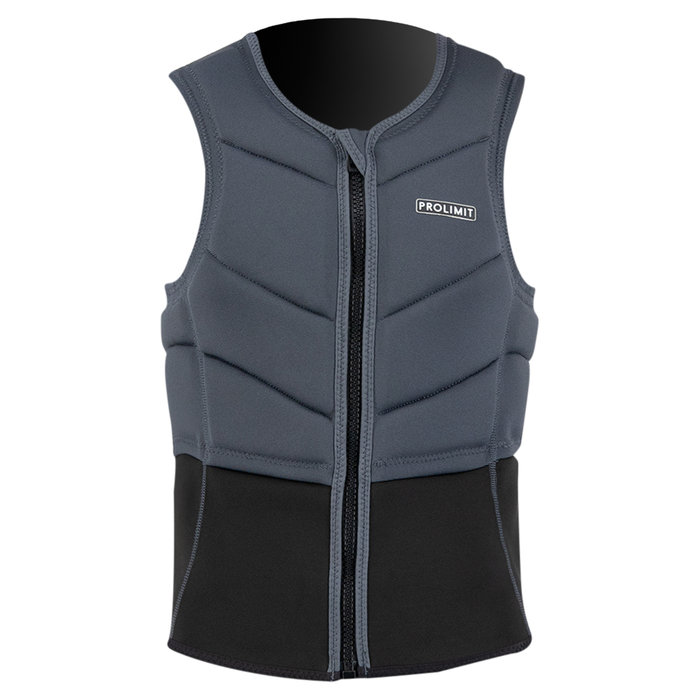 Prolimit Fusion Slider Vest Half Padded Frontzip Black/Grey