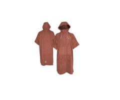 Manera Bamboo Summer Poncho - Stay Salty - Brick