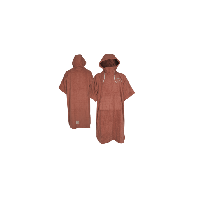 Manera Bamboo Summer Poncho - Stay Salty - Brick