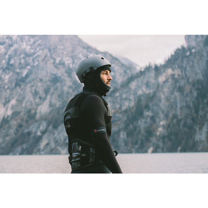 ION ION  Vest Vector AMP SS24 Front Zip  Black