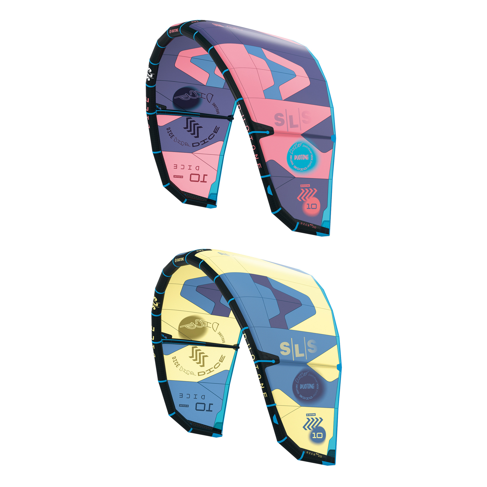 Duotone Dice SLS SS23 Coral red / Heron Blue