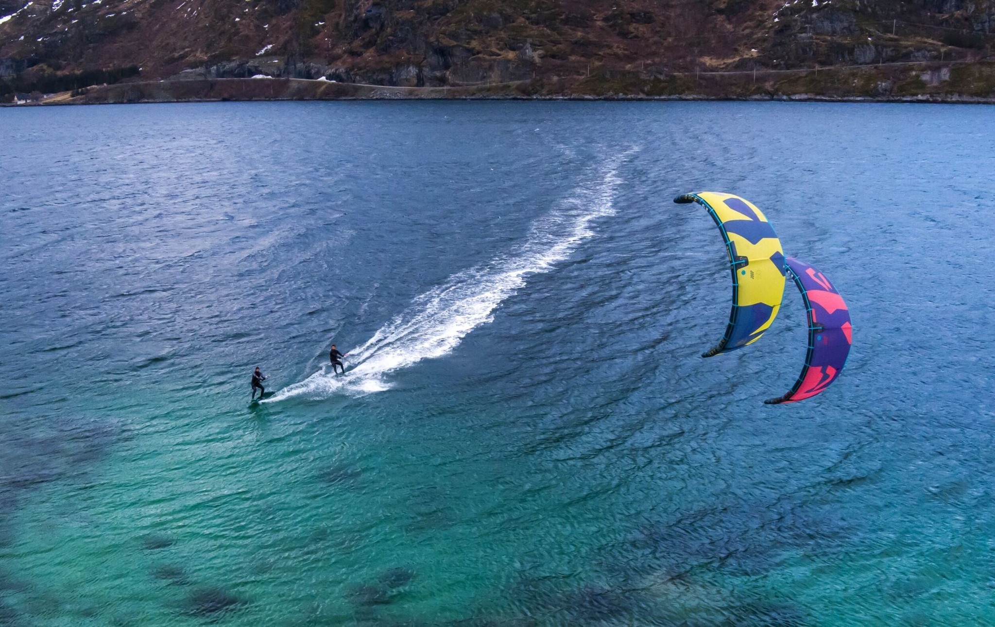 Duotone Dice SLS SS23 Coral red / Heron Blue