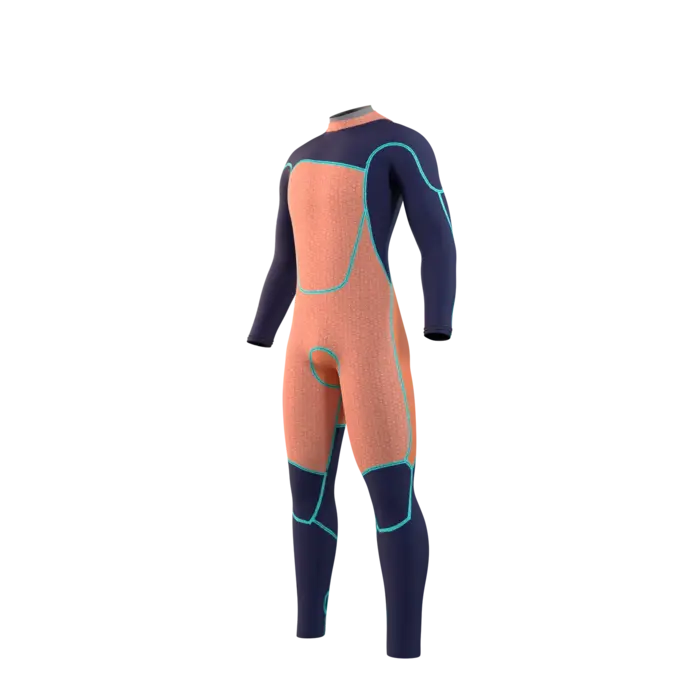 Mystic Mystic Majestic Fullsuit 5/4mm 2022 Bzip - Night Blue