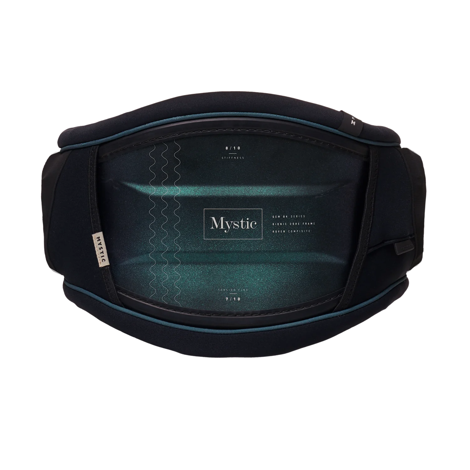 Mystic Gem BK Waist Harness Women - Black/Glitter