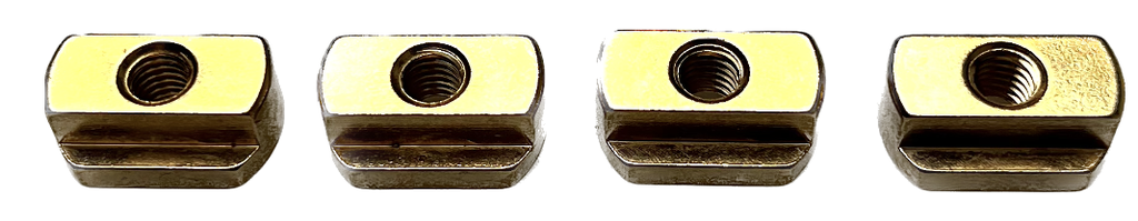 Universal hydrofoil T-nuts M6 4x