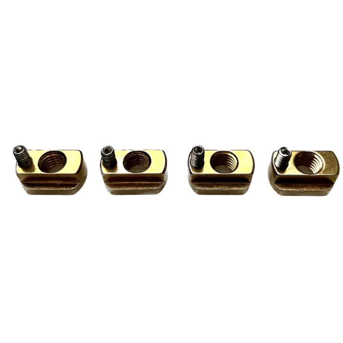 Universal locking hydrofoil T-nuts M8 4x