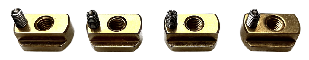 Universal locking hydrofoil T-nuts M6 4x