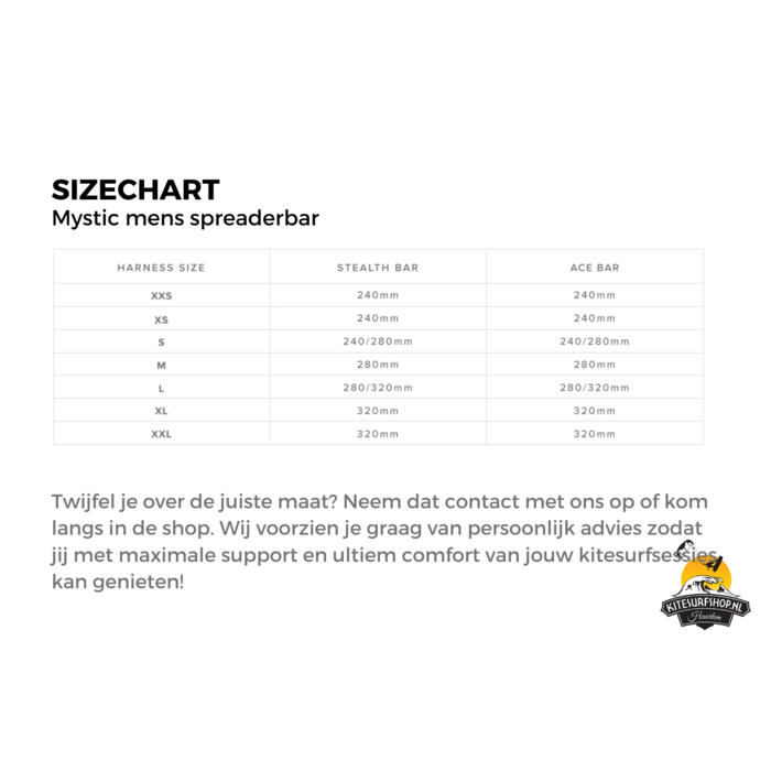 Mystic Stealth Bar Gen 3 Kite - Black/White