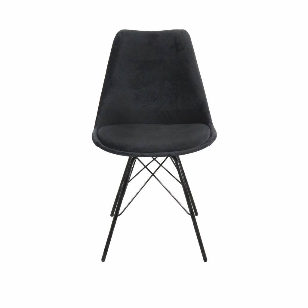 Stoel Velvet - Zwart - sfeer
