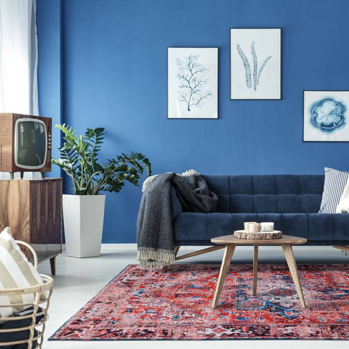 Vintage Vloerkleed - Antiquarian Heriz Rood 8703 - sfeer